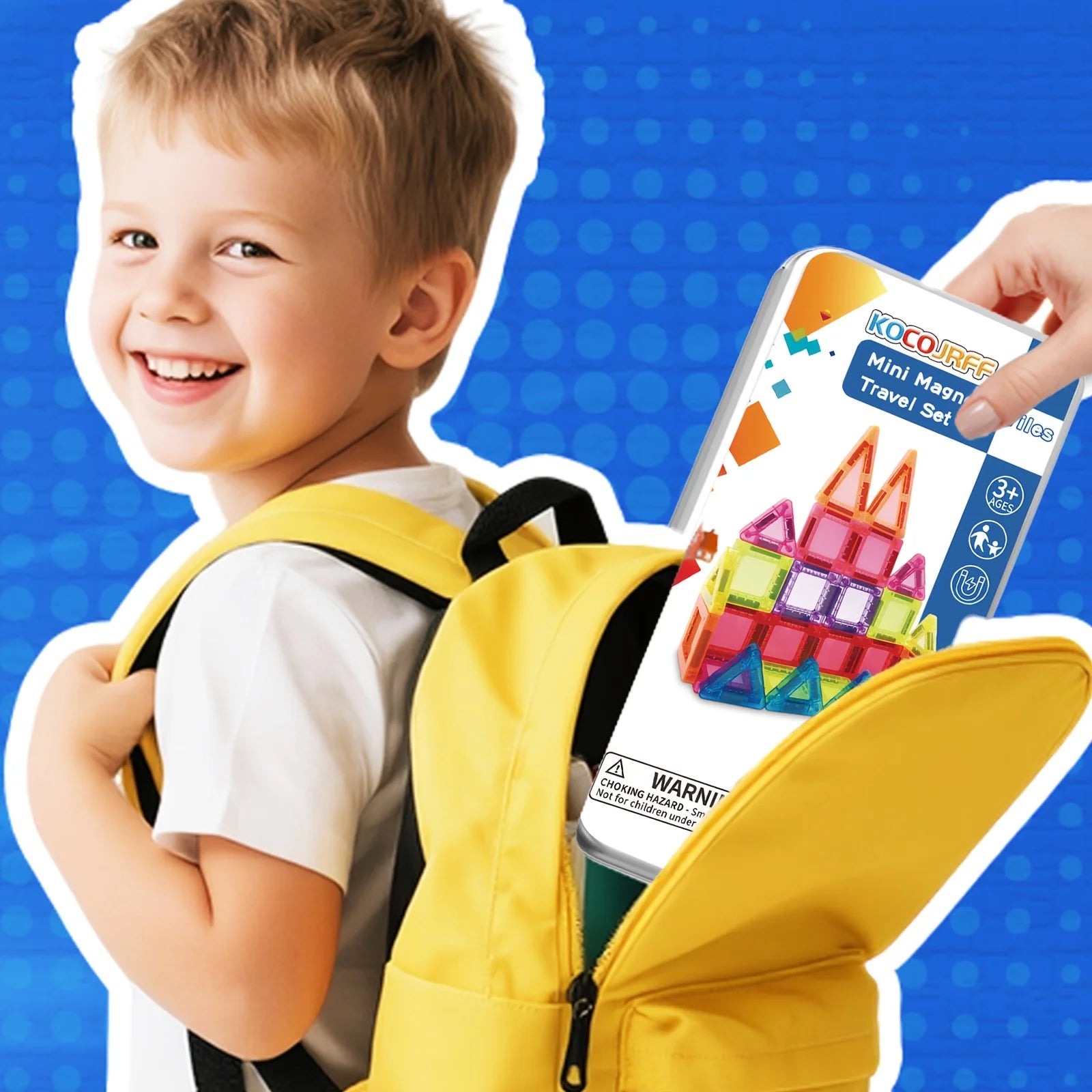 Mini Magnetic Montessori Counting & Sorting Blocks – Early Math Toy