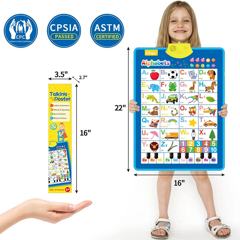 Progress Learning Wall Chart for Kids – Track Achievements