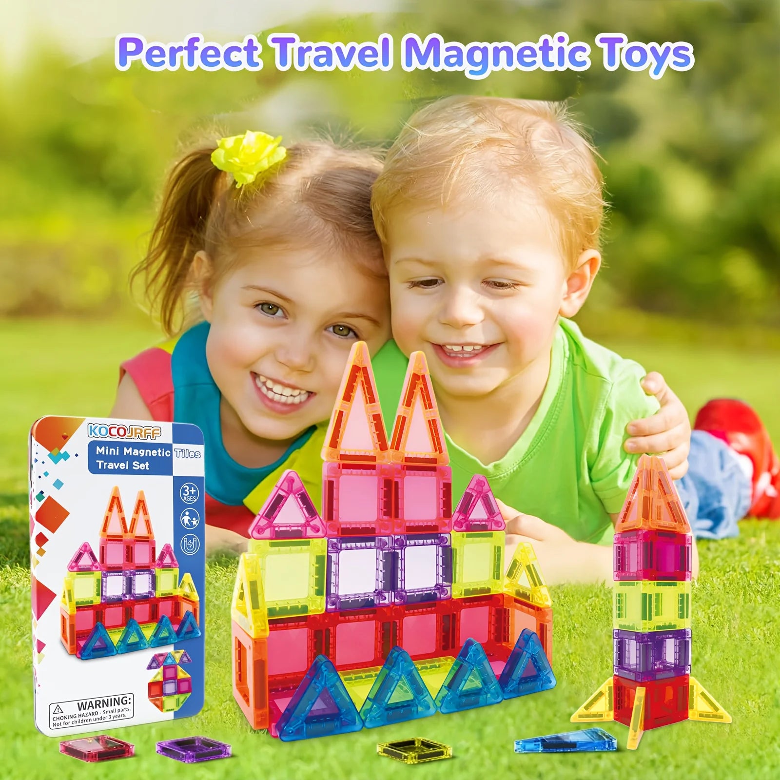 Mini Magnetic Montessori Counting & Sorting Blocks – Early Math Toy