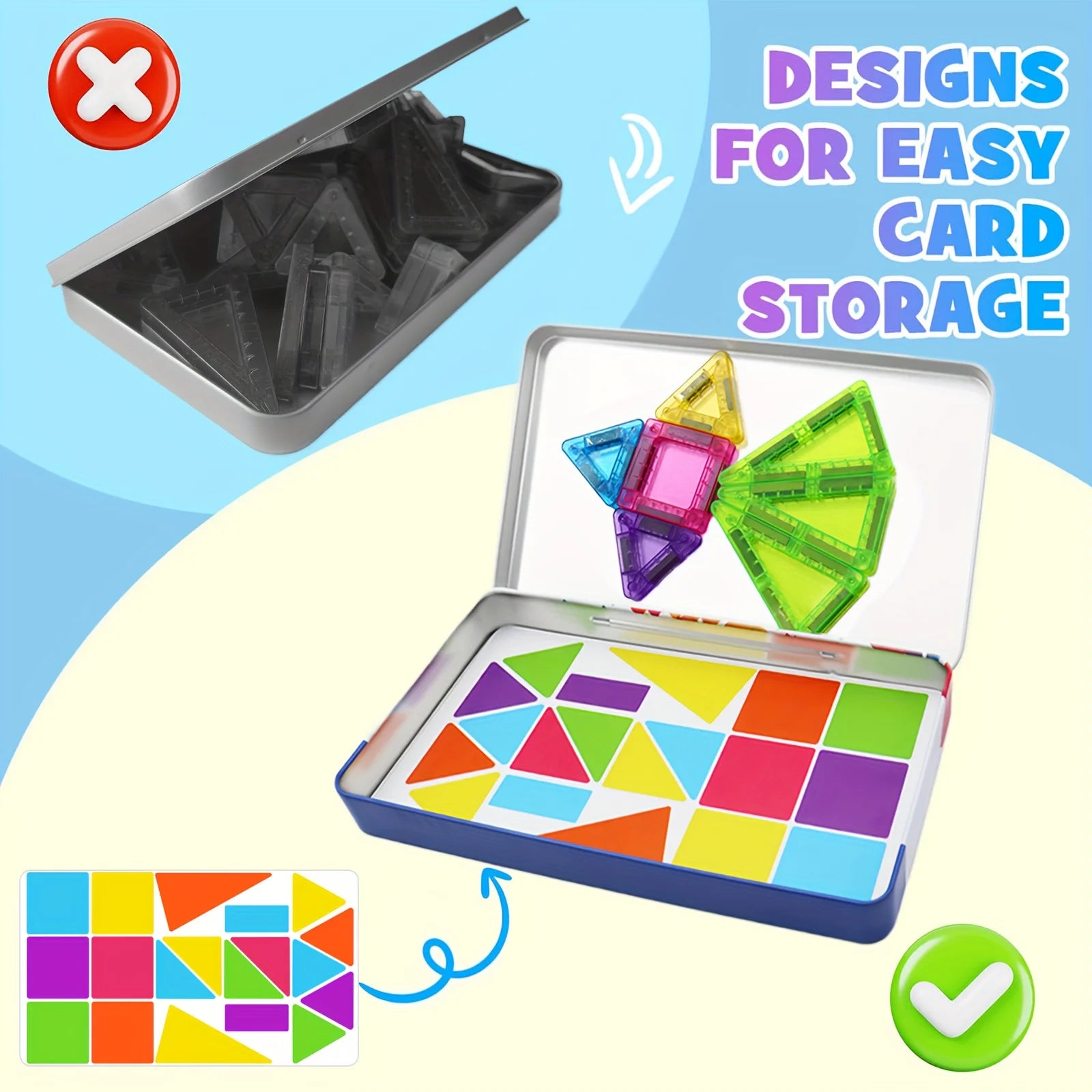 Mini Magnetic Montessori Counting & Sorting Blocks – Early Math Toy