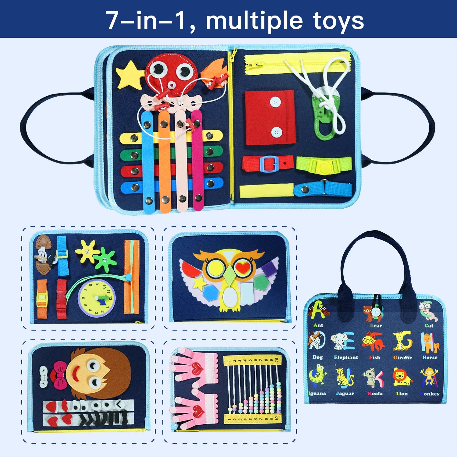 7-in-1 Fine Motor Skills Kit for Toddlers – Montessori Learning